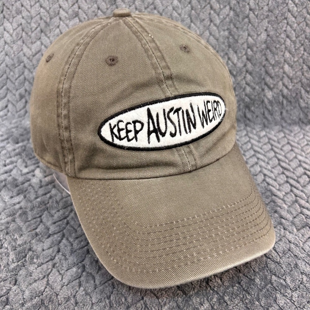 Keep Austin Weird Unisex Grey Outhouse Designs Hat Chuy's Embroidered OSFA